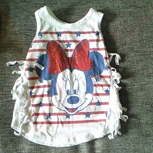 Baby minnie mouse tank top